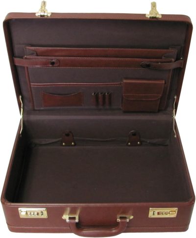 Briefcases | Amerilether Large Expandable Faux Leather Attachè Case (#2894-89) Briefcases Briefcases