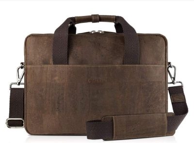 Briefcases | Cork Briefcase For Men – Men’S Bag – Vegan Leather – Cruelty Free – Eco Friendly – Black Briefcases Briefcases