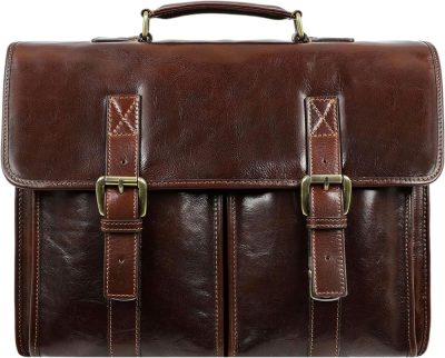 Briefcases | Leather Briefcase For Men Handcrafted In Italy Full Grain Messenger Bag For Laptop Briefcases Briefcases