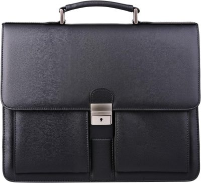 Briefcases | Mens New Pu Leather Attache Briefcase Traditional Messenger Lawyer Bag, Mbyx015 Briefcases Black