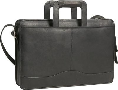 Briefcases | Single Gusset Drop Handle, Black, One Size Briefcases Black