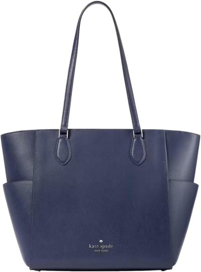 Briefcases | Women’s Madison Saffiano Leather Laptop Shoulder Bag Briefcases Blue