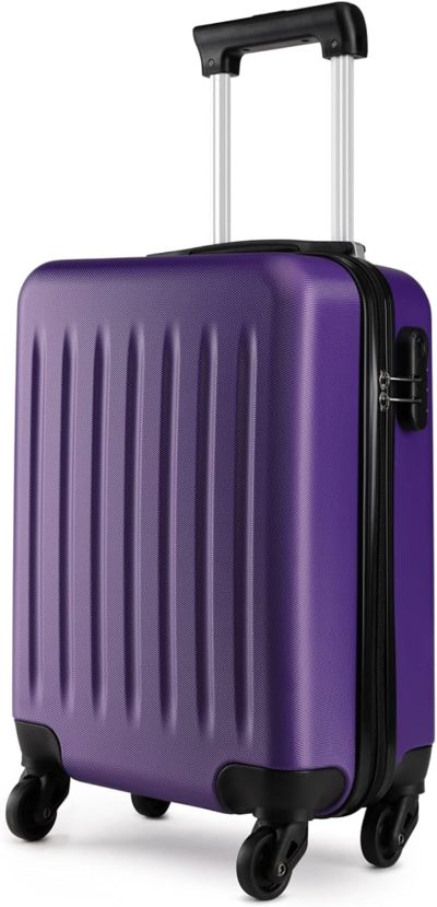 Carry-On Luggage | Airline Approved Small Carry On Suitcase 19 Inch(Smallerthan Regular Size), Spinner Suitcase For 1-3 Days Travel (Purple) Carry-On Luggage Carry-On Luggage