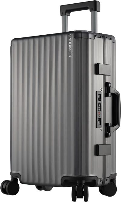 Carry-On Luggage | Aluminum Carry On Luggage Suitcase (Gunmetal Gray, Carry On 20 Inch) Carry-On Luggage Carry-On Luggage