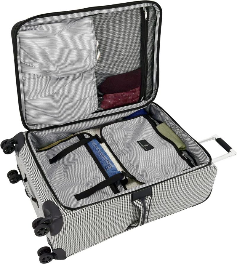 Carry-On Luggage | Oxford Iii Expandable Spinner, Black-White, 29-Inch Carry-On Luggage Black & White