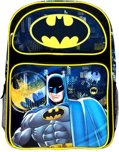 Casual Daypack Backpacks | Batman Large 16" Backpack Backpacks Casual Daypack Backpacks