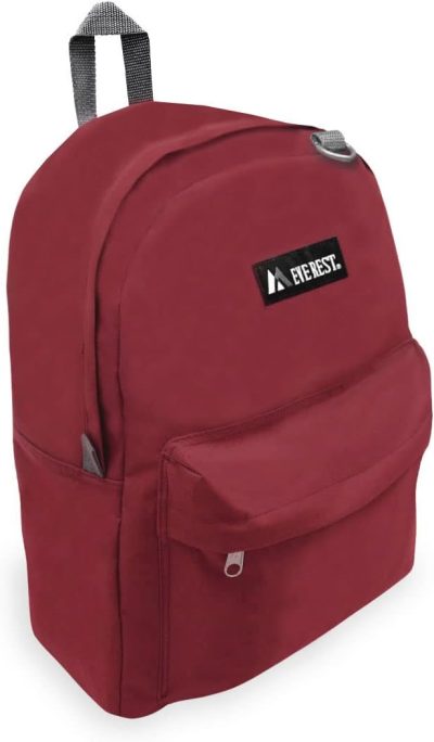 Casual Daypack Backpacks | Classic Backpack, Burgundy, One Size,2045Cr-Burg Backpacks Burgundy