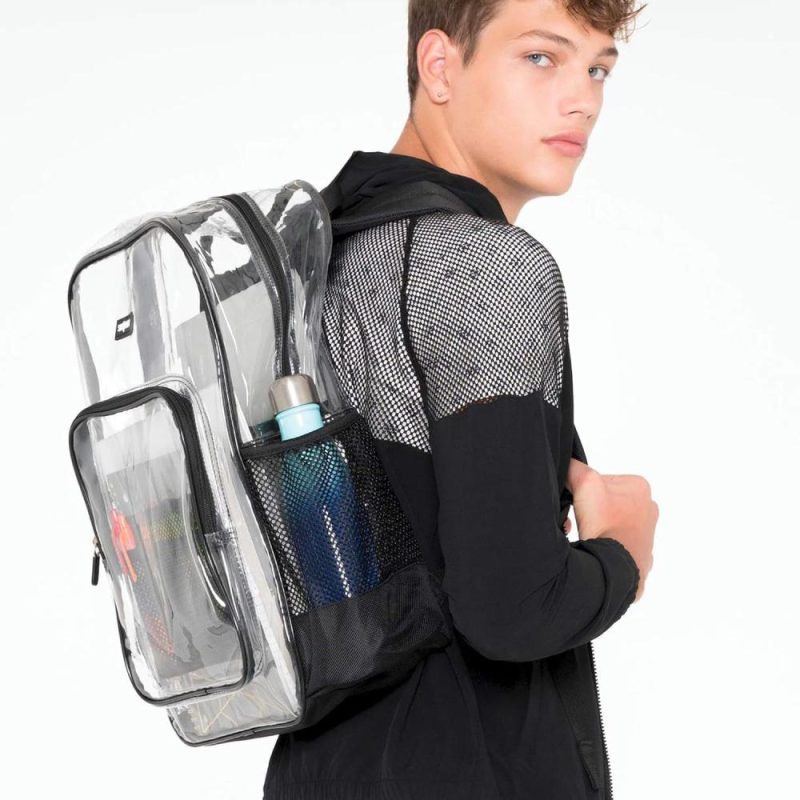 Casual Daypack Backpacks | Clear Bag Heavy Duty Backpack Durable Transparent See Through Bag Backpacks Casual Daypack Backpacks