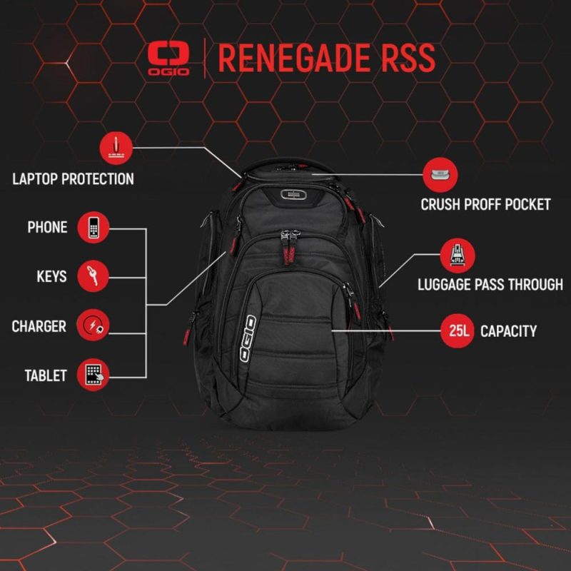 Casual Daypack Backpacks | Renegade Backpack (Renegade , Black), Large Backpacks Black