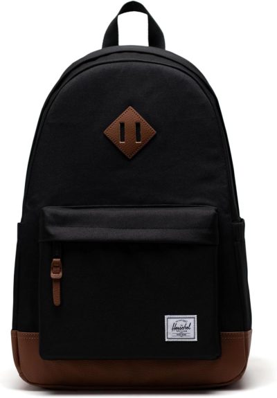 Casual Daypack Backpacks | Supply Co. Heritage, Black/Tan, One Size Backpacks Black/Tan