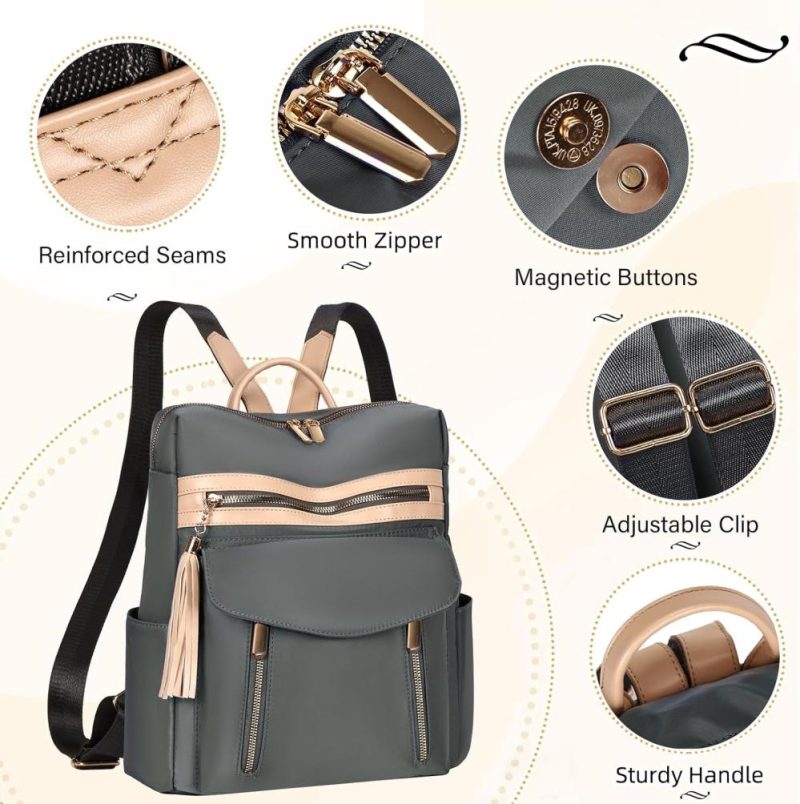 Casual Daypack Backpacks | Women’s Backpack Nylon Casual Daypack Shoulder Bag Travel Bag Casual Daypack Work Daily Backpacks Casual Daypack Backpacks