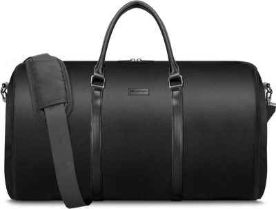 Garment Bags | Carry On Garment Bag Convertible Suit Travel Bag For Men Women Duffel Flight Bag With Shoulder Strap Garment Bags Black