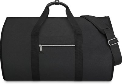 Garment Bags | Convertible Garment Bag With Shoulder Strap – Carry On Travel Duffel Bag For Men Women – 2 In 1 Hanging Suitcase Suit Travel Bags Garment Bags Black