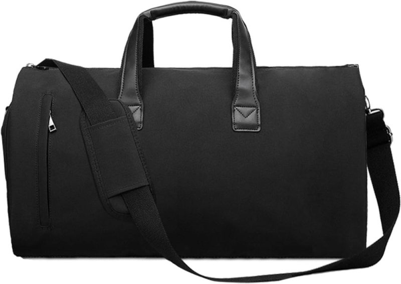 Garment Bags | Skubwemw Carry On Garment Bag，Convertible Garment Bag With Separate Shoe Compartment Large Suit Travel Bags For Men Suit Carry On Garment Bag For Travel Garment Bags Black 2