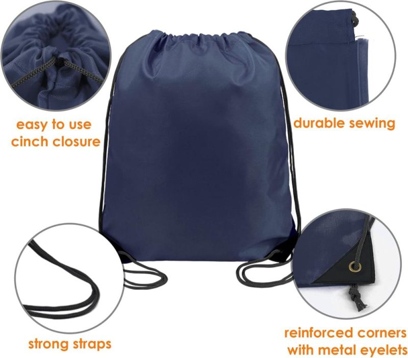 Gym Drawstring Bags | Drawstring Backpack Bags 20|30|50 Packs Reflective String Bags For Gym Sport Trip Cinch Sack Diy For Women Men Gym Bags Gym Drawstring Bags