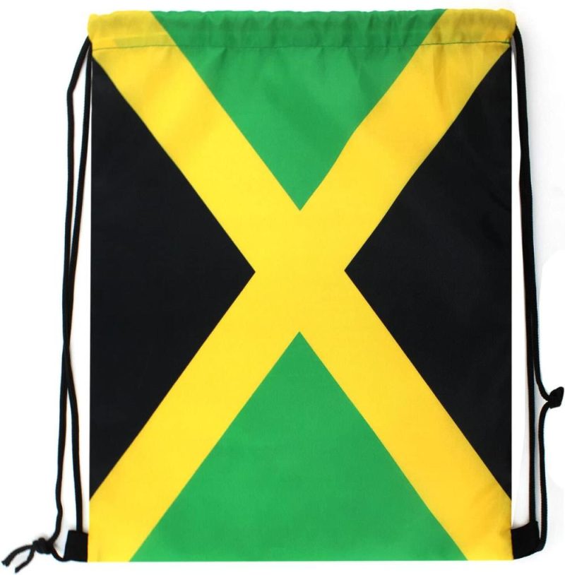 Gym Drawstring Bags | Man And Women 5Pcs Drawstring Backpack Waterproof Gym Sports Trave String Bag Cheer Bag Jamaican Afro Rasta（Jamaican 5Pcs ） Gym Bags Gym Drawstring Bags