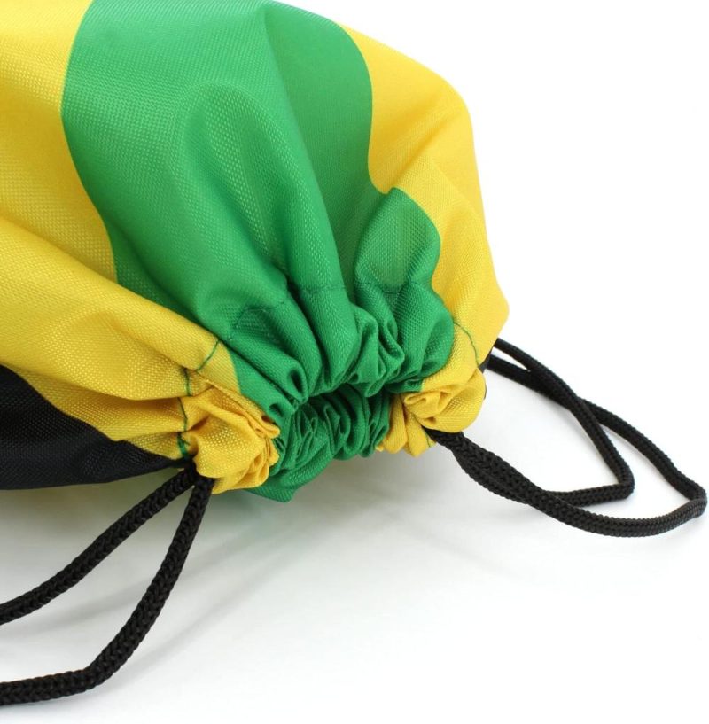 Gym Drawstring Bags | Man And Women 5Pcs Drawstring Backpack Waterproof Gym Sports Trave String Bag Cheer Bag Jamaican Afro Rasta（Jamaican 5Pcs ） Gym Bags Gym Drawstring Bags