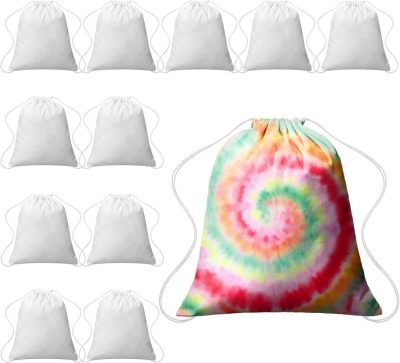 Gym Drawstring Bags | Tie Dye Cotton Drawstring Bags Drawstring Tote Backpack Items To Tie Dye Diy Birthday Party Favor Bags Gym Bags Gym Drawstring Bags