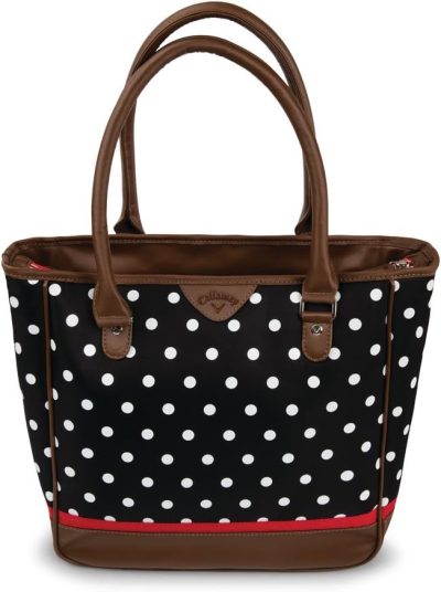 Gym Tote Bags | 2016 Uptown Tote Bag Polka Dot , Black/White Gym Bags Gym Tote Bags