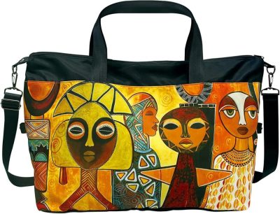 Gym Tote Bags | Gym Bag For African American Women, Duffle Bag For Sports Travel, Shoulder Strap Gym Bags Gym Tote Bags