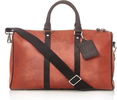 Gym Tote Bags | Leather Gym Bag – Tan/Black Gym Bags Gym Tote Bags