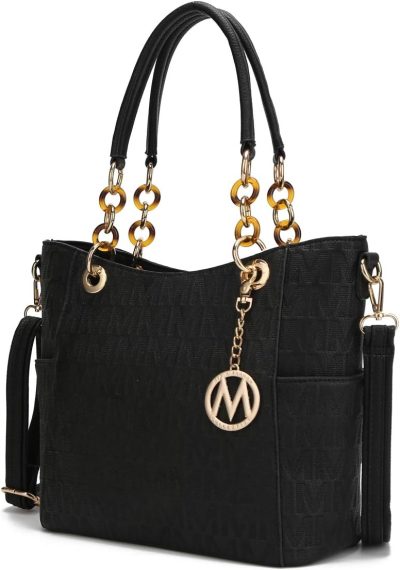 Gym Tote Bags | Mkf Collection By Mia K. Rylee Tote Bag By Mia K. – Black Gym Bags Gym Tote Bags