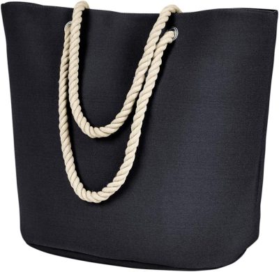 Gym Tote Bags | Polyester Canvas Rope Tote Os Black Gym Bags Gym Tote Bags