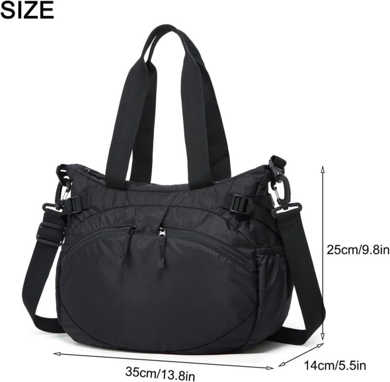 Gym Tote Bags | Small Gym Tote Bag, Carry On Luggage Handbag Shoulder Bag Lightweight Waterproof Gym Bags Gym Tote Bags