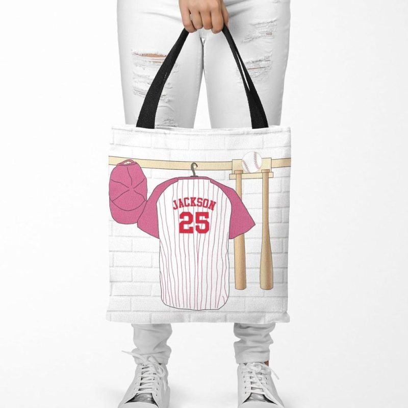 Gym Tote Bags | Sport Jersey Baseball Number Mint Canvas Tote Bag Reusable Grocery Shopping Bags Shoulder Bag Book Tote Gym Bags Gym Tote Bags