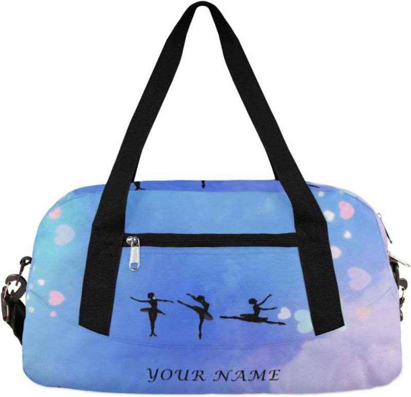 Gym Tote Bags | Tavisto Dance Bag For Women, Cheerful Cheer Bag, Roomy Women’S Gym Bag, Durable Football Bag, Convenient Gym Bag With Yoga Mat Holder Gym Bags Gym Tote Bags