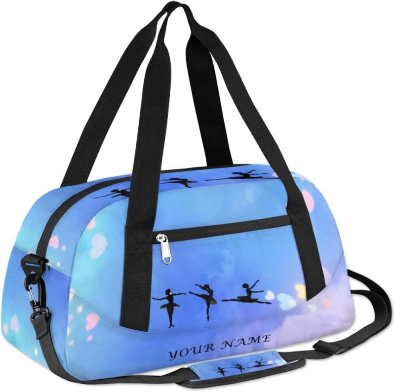 Gym Tote Bags | Tavisto Dance Bag For Women, Cheerful Cheer Bag, Roomy Women’S Gym Bag, Durable Football Bag, Convenient Gym Bag With Yoga Mat Holder Gym Bags Gym Tote Bags