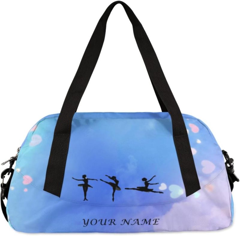 Gym Tote Bags | Tavisto Dance Bag For Women, Cheerful Cheer Bag, Roomy Women’S Gym Bag, Durable Football Bag, Convenient Gym Bag With Yoga Mat Holder Gym Bags Gym Tote Bags