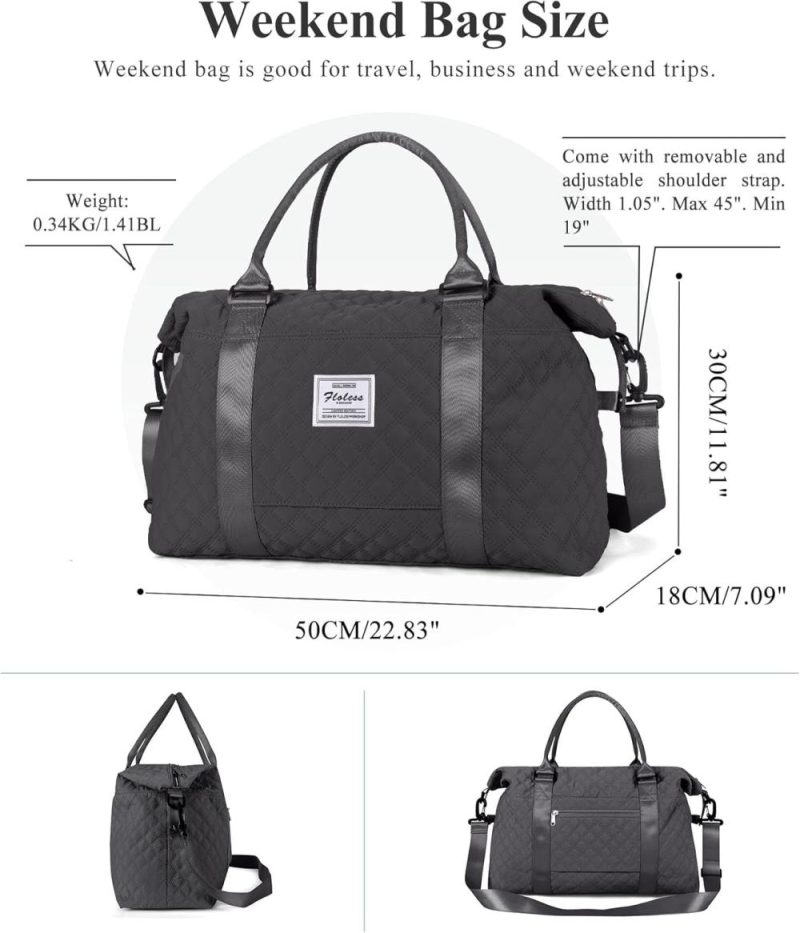 Gym Tote Bags | Travel Duffel Bag,Sports Tote Gym Bag,Shoulder Weekender Overnight Bag For Women Gym Bags Gym Tote Bags