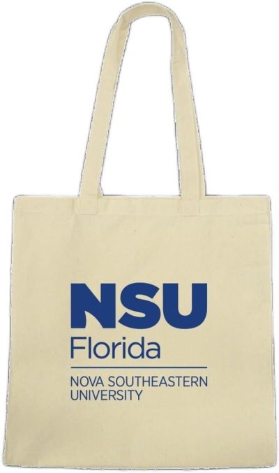 Gym Tote Bags | W Republic 1101-358-Nat Nova Southeastern University Sharks Institutional Tote Bag Natural – One Size Gym Bags Gym Tote Bags