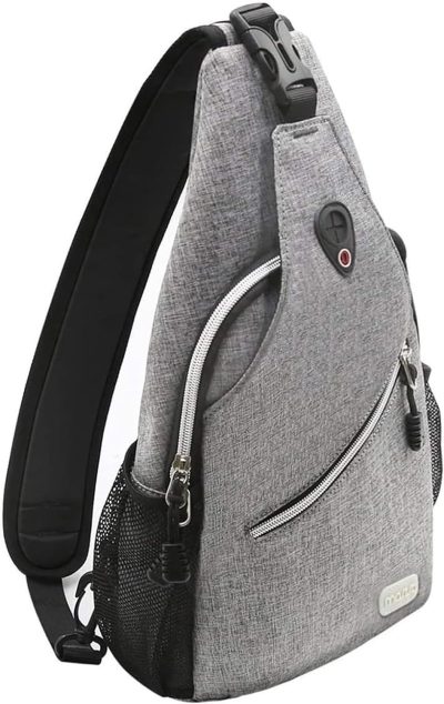 Hiking Daypacks | Sling Backpack, Multipurpose Crossbody Shoulder Bag Travel Hiking Daypack Backpacks Gray