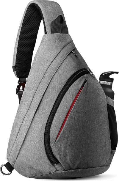 Hiking Daypacks | Sling Bag, Hiking Daypack, Crossbody Shoulder Chest Urban Outdoor Travel Backpack For Women & Men Backpacks Gray