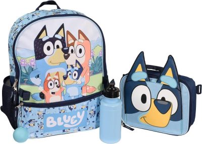 Kids’ Backpacks | Bluey 4 Piece Backpack Set For Pre-School Girls & Boys, Kids 16" School Bag Backpacks Kids' Backpacks