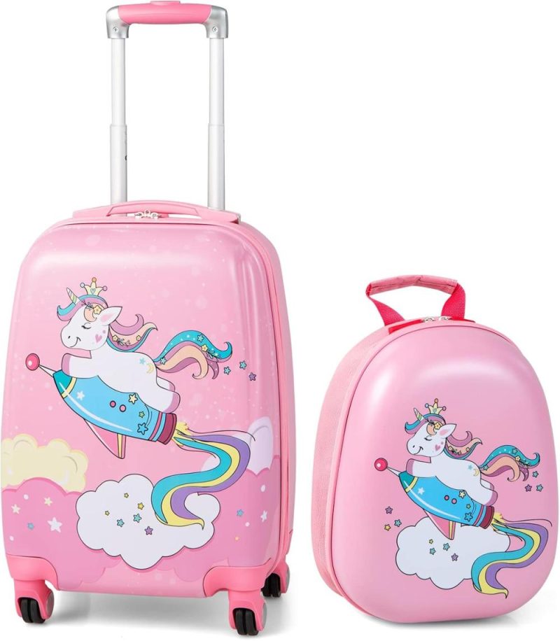 Kids’ Luggage | 2 Pcs Kids Carry On Luggage Kids' Luggage Kids' Luggage