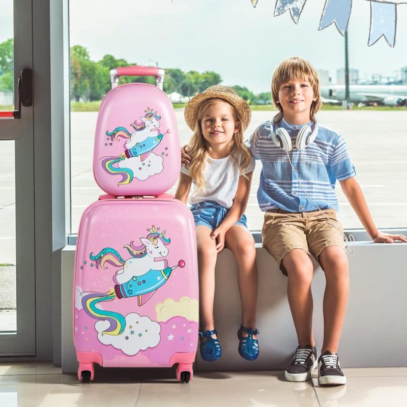 Kids’ Luggage | 2 Pcs Kids Carry On Luggage Kids' Luggage Kids' Luggage