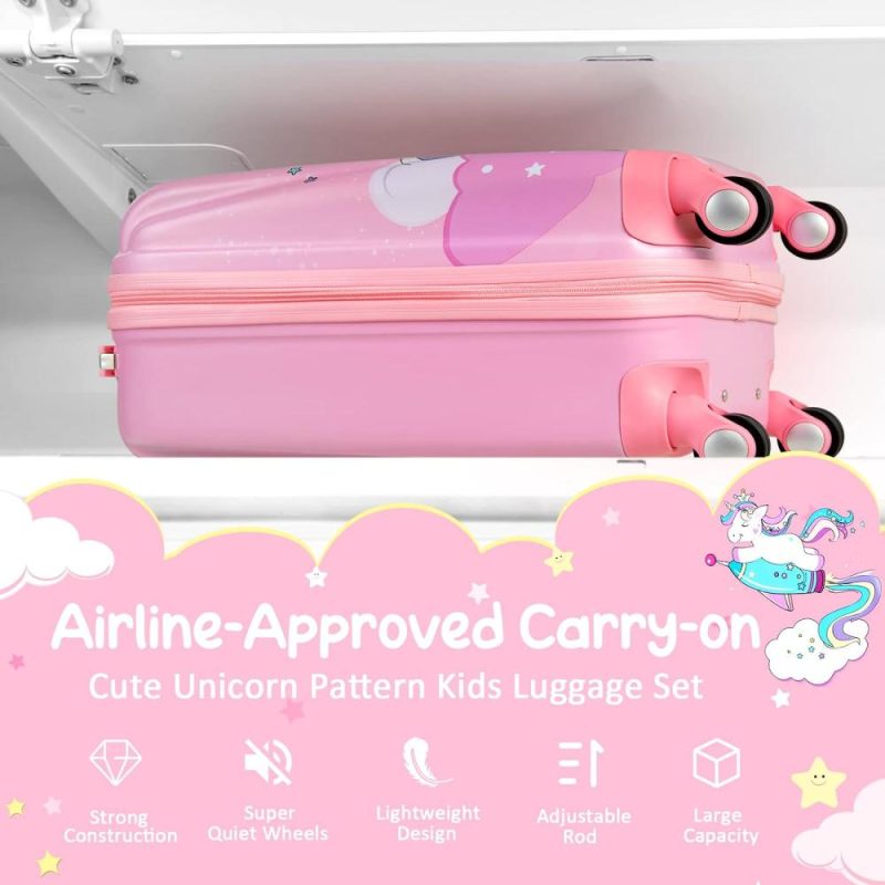 Kids’ Luggage | 2 Pcs Kids Carry On Luggage Kids' Luggage Kids' Luggage