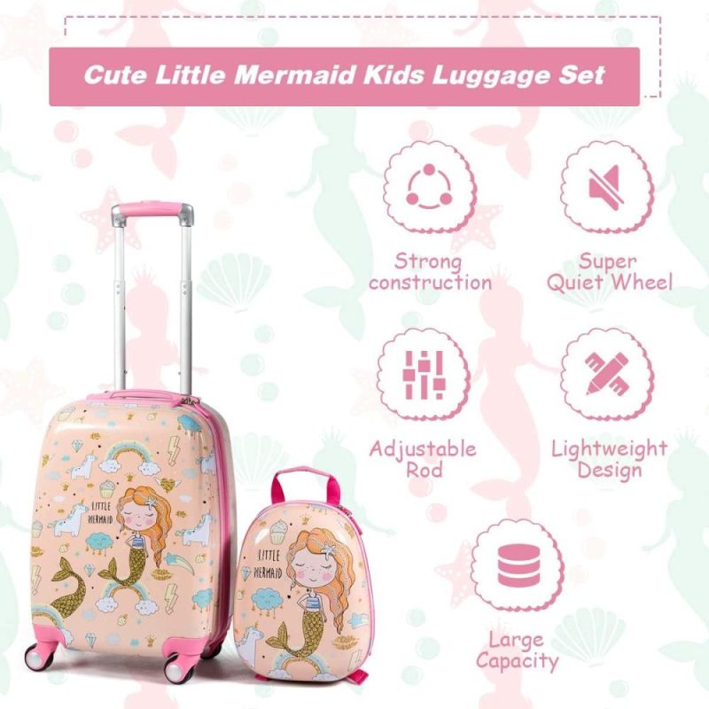 Kids’ Luggage | 2 Pcs Kids Carry On Luggage Kids' Luggage Kids' Luggage