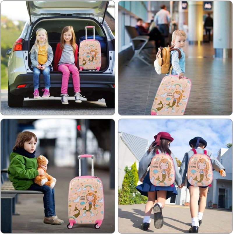 Kids’ Luggage | 2 Pcs Kids Carry On Luggage Kids' Luggage Kids' Luggage