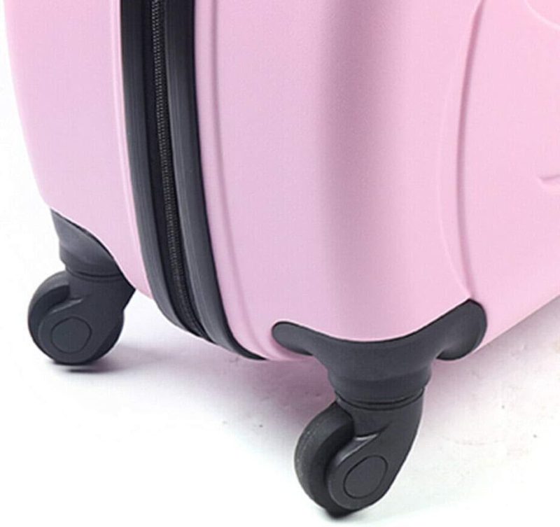 Kids’ Luggage | 20" Kid’s Ride-On Travel Suitcase, Rolling Luggage With Wheels Carry Trolley Luggage With Password Lock,Children’s Ride On Trolley Luggage For Children’s Day Gift,Festival Gift (20" Pink) Kids' Luggage Kids' Luggage