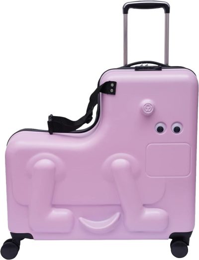 Kids’ Luggage | 24"Kids Luggage Portable Kids Suitcase Children’s Ride On Trolley Rolling Luggage With Wheels Carry Trolley Luggage With Password Lock Funny Kids Suitcases For Boys Girls Small Suitcase Abs+Pc Kids' Luggage Kids' Luggage