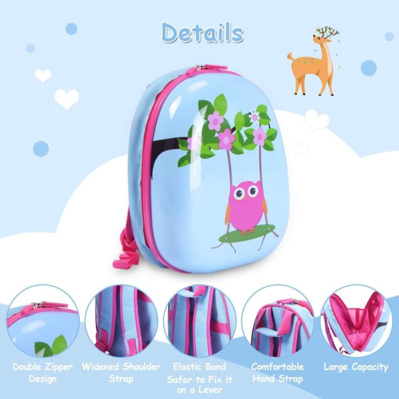 Kids’ Luggage | 2Pc Kids Luggage, 12" & 16" Kids Carry On Luggage Set With 4 Spinner Wheels, Lightweight Rolling Spinner Suitcase For Children Toddlers Boys And Girls Travel Kids' Luggage Deer