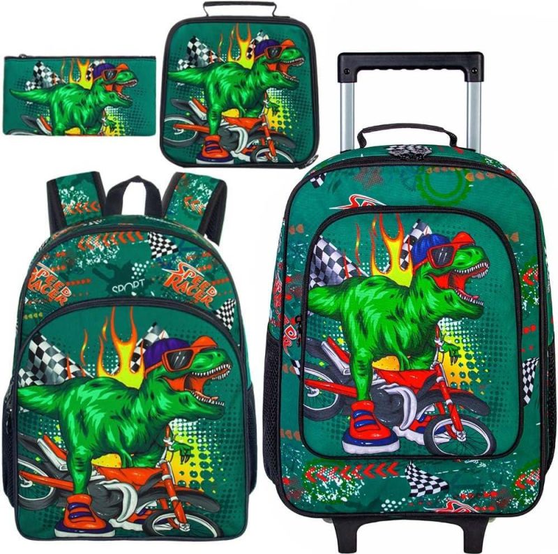 Kids’ Luggage | 4 Pcs Dinosaur 01 Kids' Luggage Kids' Luggage