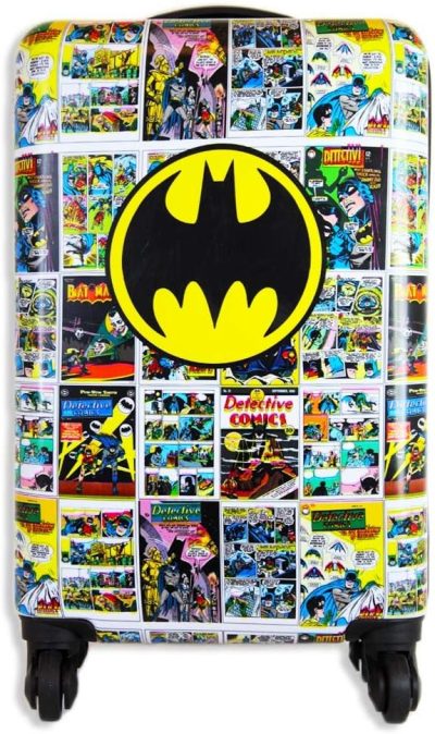 Kids’ Luggage | Batman Luggage For Boys, 20 Inches Hard-Sided Tween Spinner Suitcase For Toddlers, Kids Carry-On Travel Trolley, Kids Carry-On Luggage With Wheels Kids' Luggage Kids' Luggage