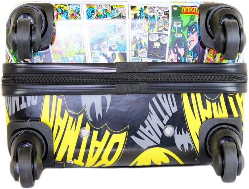 Kids’ Luggage | Batman Luggage For Boys, 20 Inches Hard-Sided Tween Spinner Suitcase For Toddlers, Kids Carry-On Travel Trolley, Kids Carry-On Luggage With Wheels Kids' Luggage Kids' Luggage