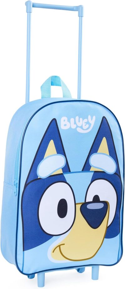 Kids’ Luggage | Bluey Children’S Luggage Suitcase – Foldable Trolley Bag 39 X 27Cm 2 Wheels Extendable Handle – Travel Bag With Wheels Kids' Luggage Kids' Luggage