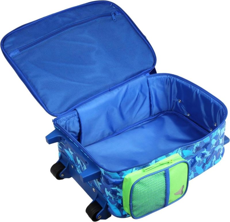 Kids’ Luggage | Boys’ Classic Rolling Luggage, Shark, One Size Kids' Luggage Kids' Luggage